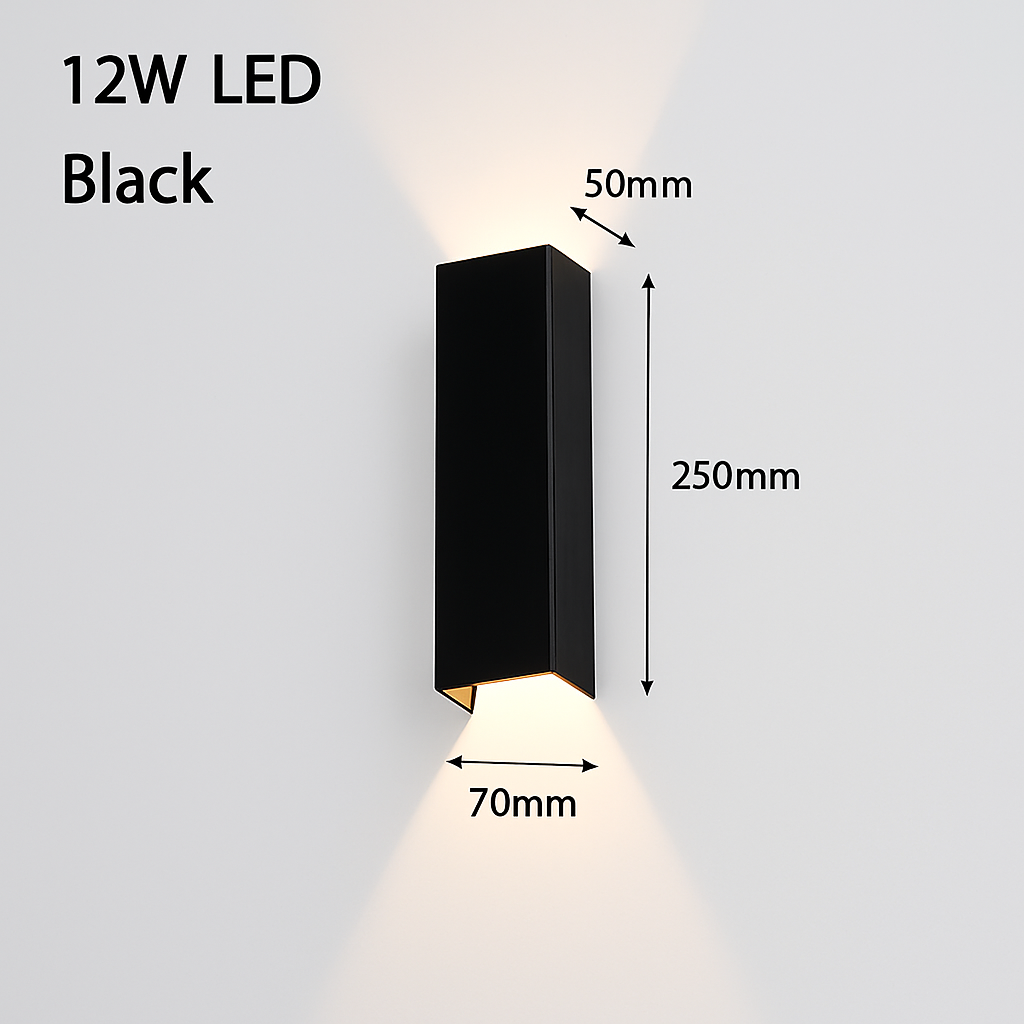 applique LED intérieure moderne en aluminium éclairage à la maison appliques chambre salon allée couloir décoration applique murale LED lumière
