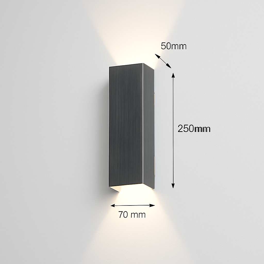 applique LED intérieure moderne en aluminium éclairage à la maison appliques chambre salon allée couloir décoration applique murale LED lumière