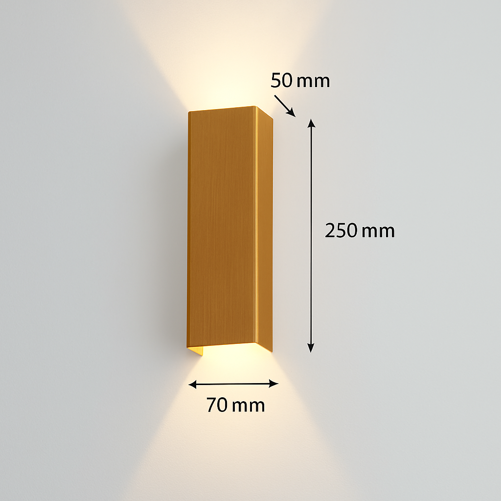 applique LED intérieure moderne en aluminium éclairage à la maison appliques chambre salon allée couloir décoration applique murale LED lumière