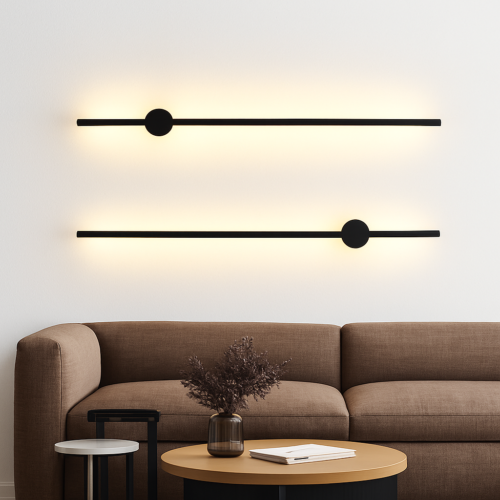 applique led moderne intérieur angle style nordique longue