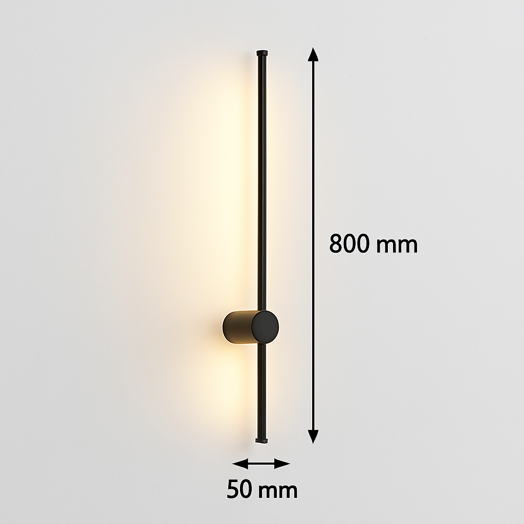 applique led moderne intérieur angle style nordique longue