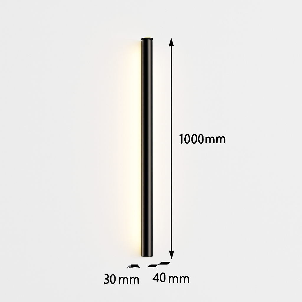 applique led moderne intérieur angle style nordique longue