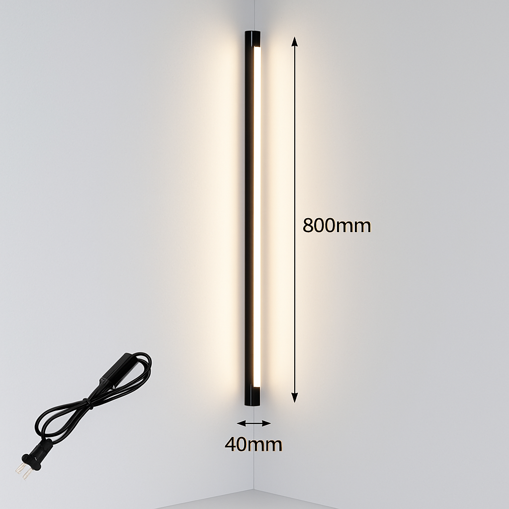 applique led moderne intérieur angle style nordique longue