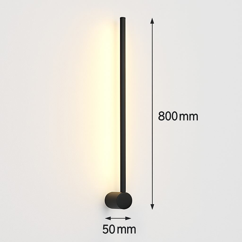 applique led moderne intérieur angle style nordique longue