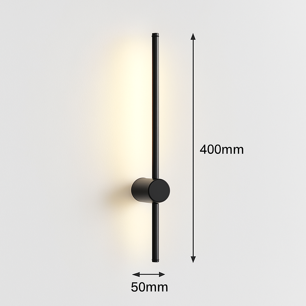 applique led moderne intérieur angle style nordique longue