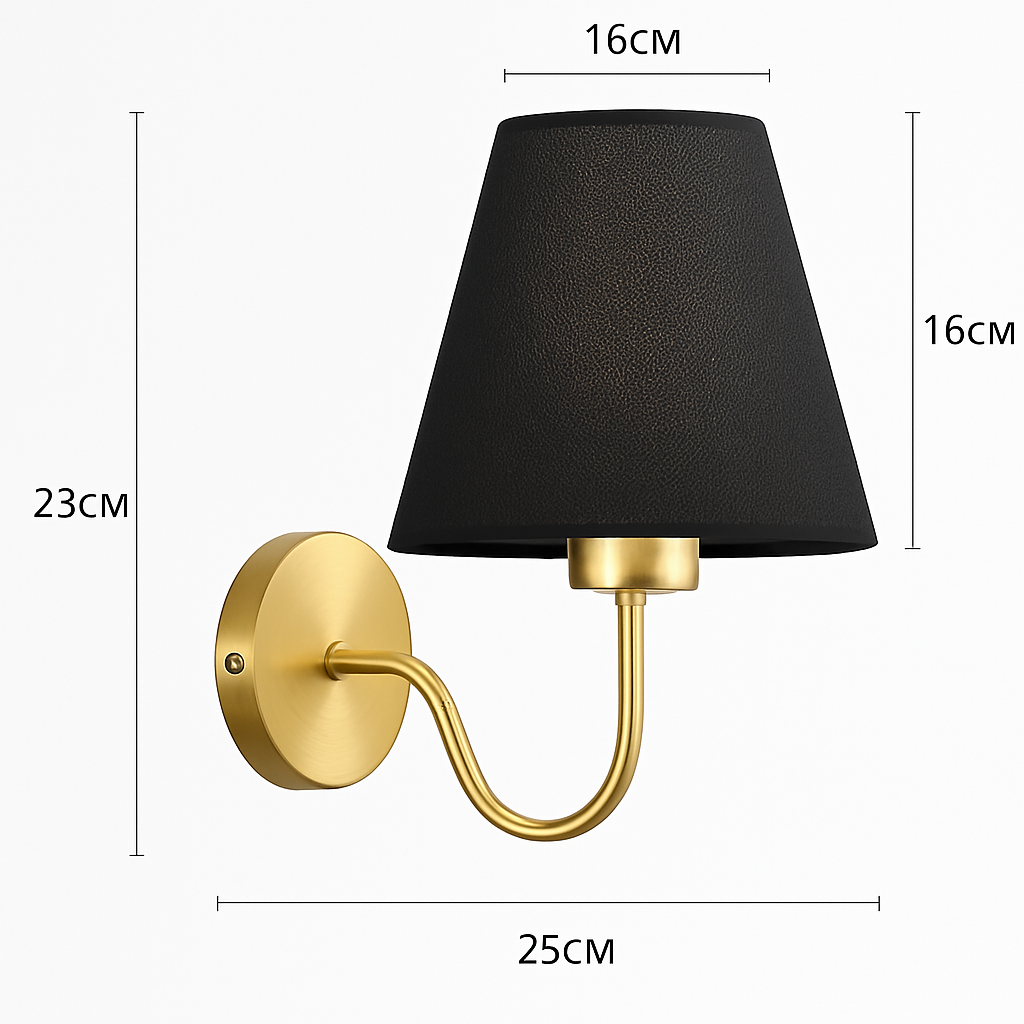 applique led moderne tissu murale
