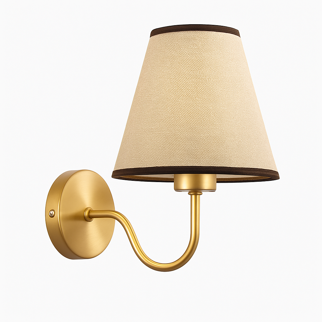 applique led moderne tissu murale