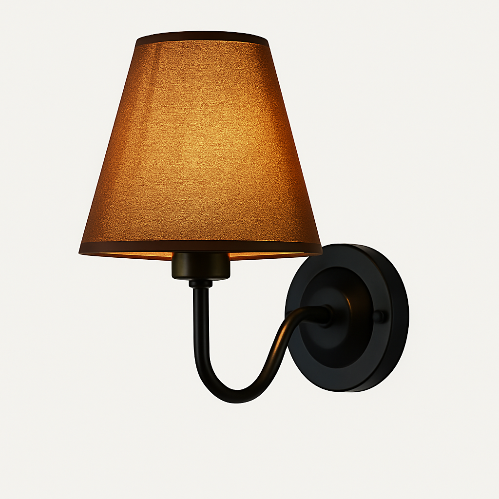 applique led moderne tissu murale
