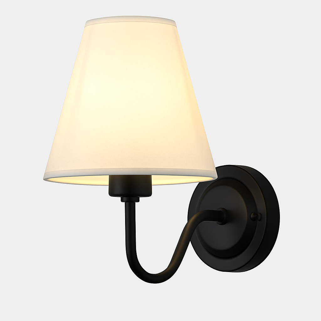 applique led moderne tissu murale