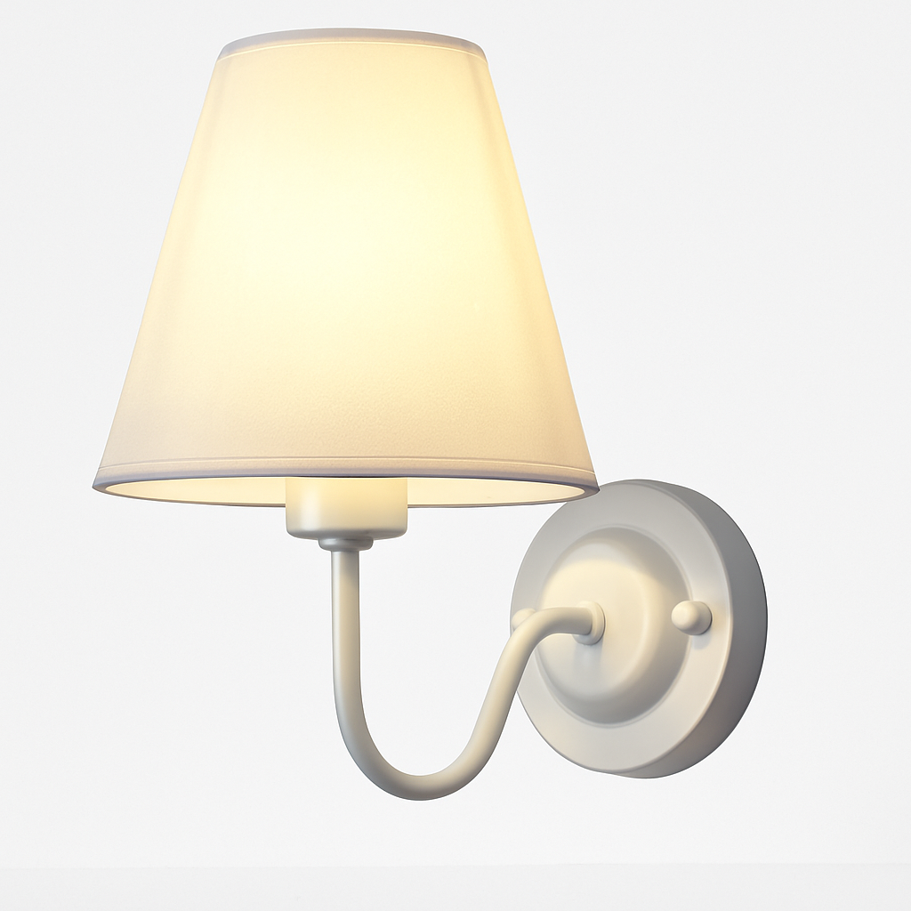 applique led moderne tissu murale