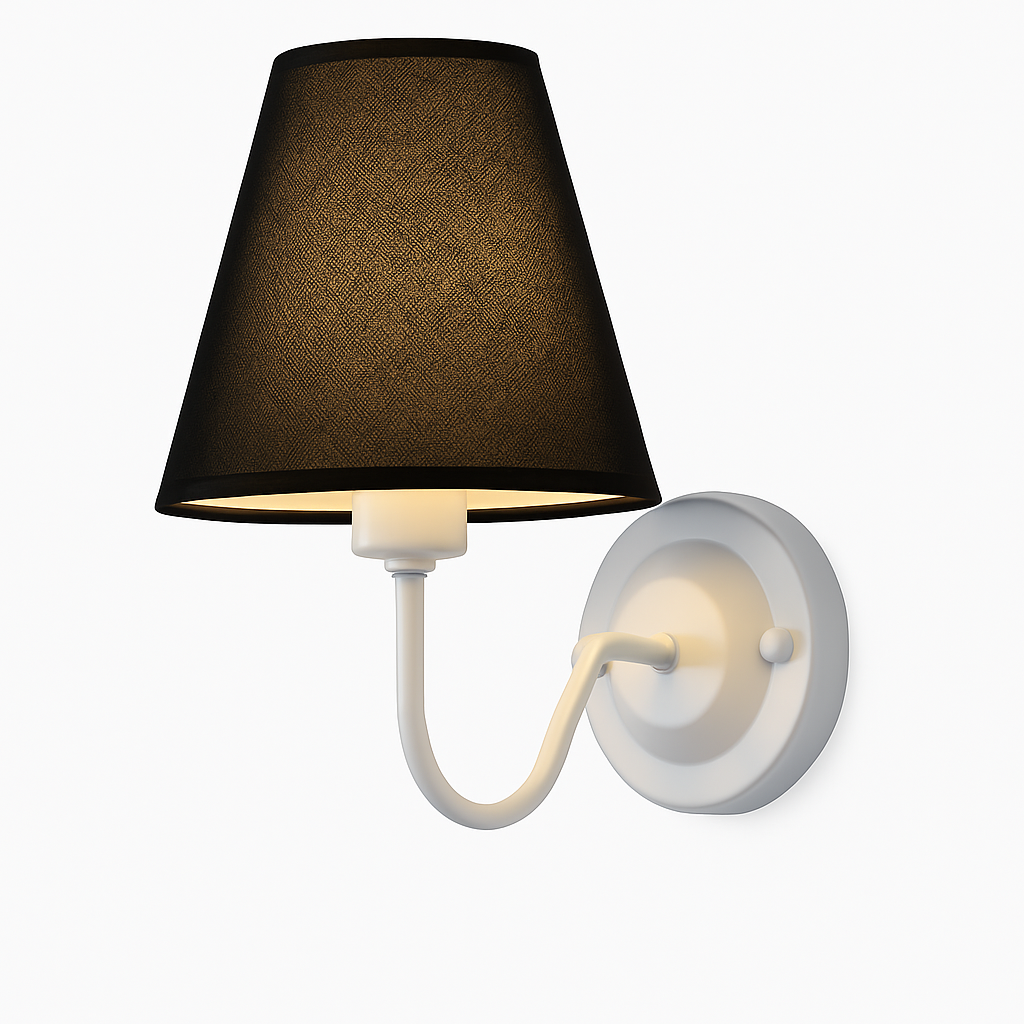 applique led moderne tissu murale