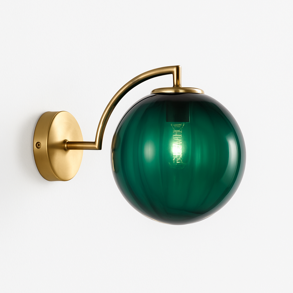 applique led moderne verre minimaliste