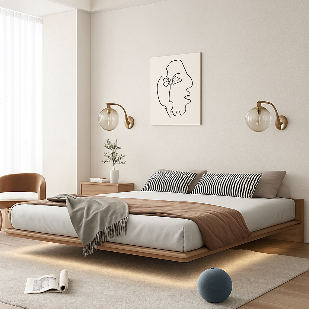 applique led moderne verre minimaliste