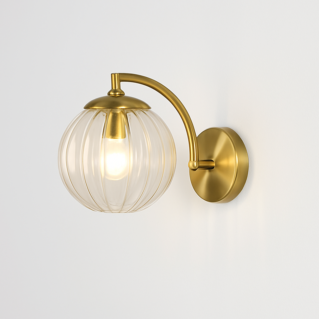 applique led moderne verre minimaliste