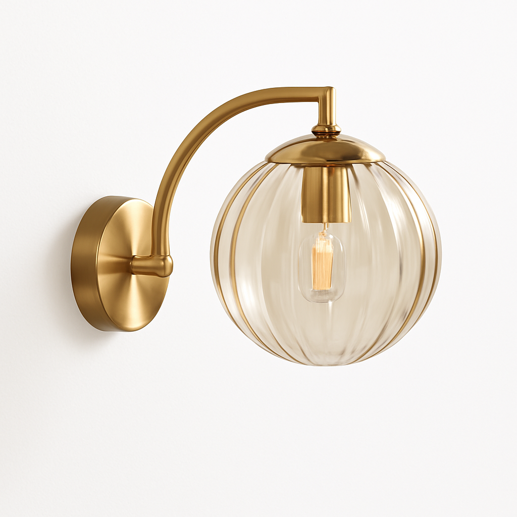 applique led moderne verre minimaliste