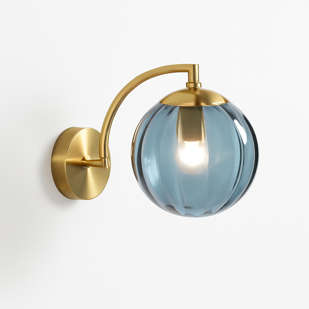 applique led moderne verre minimaliste
