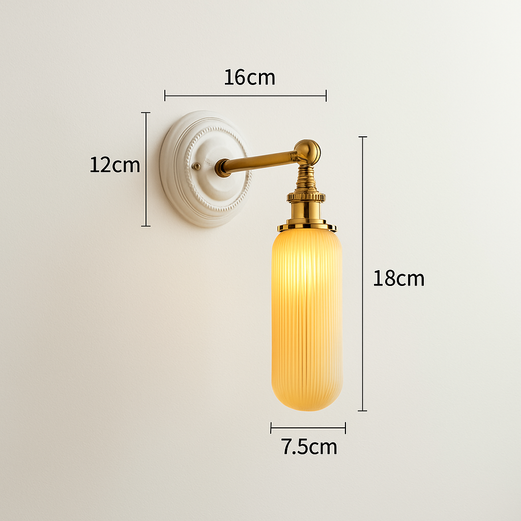 applique led nordique beisde iwhd blanc céramique