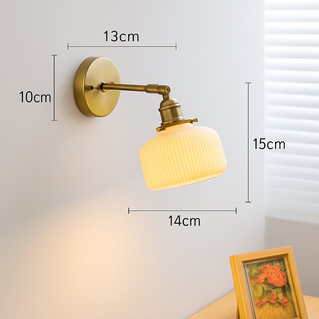 applique led nordique beisde iwhd blanc céramique