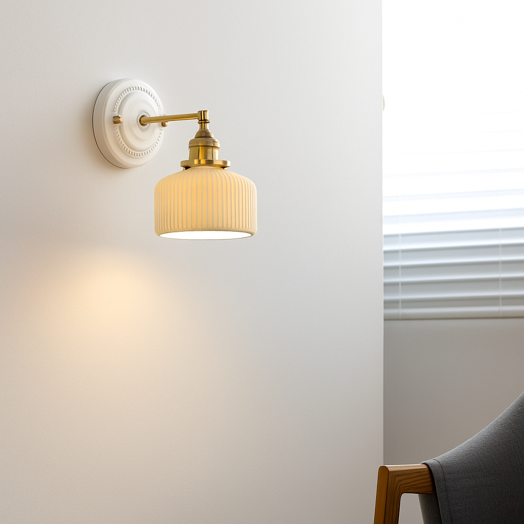 applique led nordique beisde iwhd blanc céramique