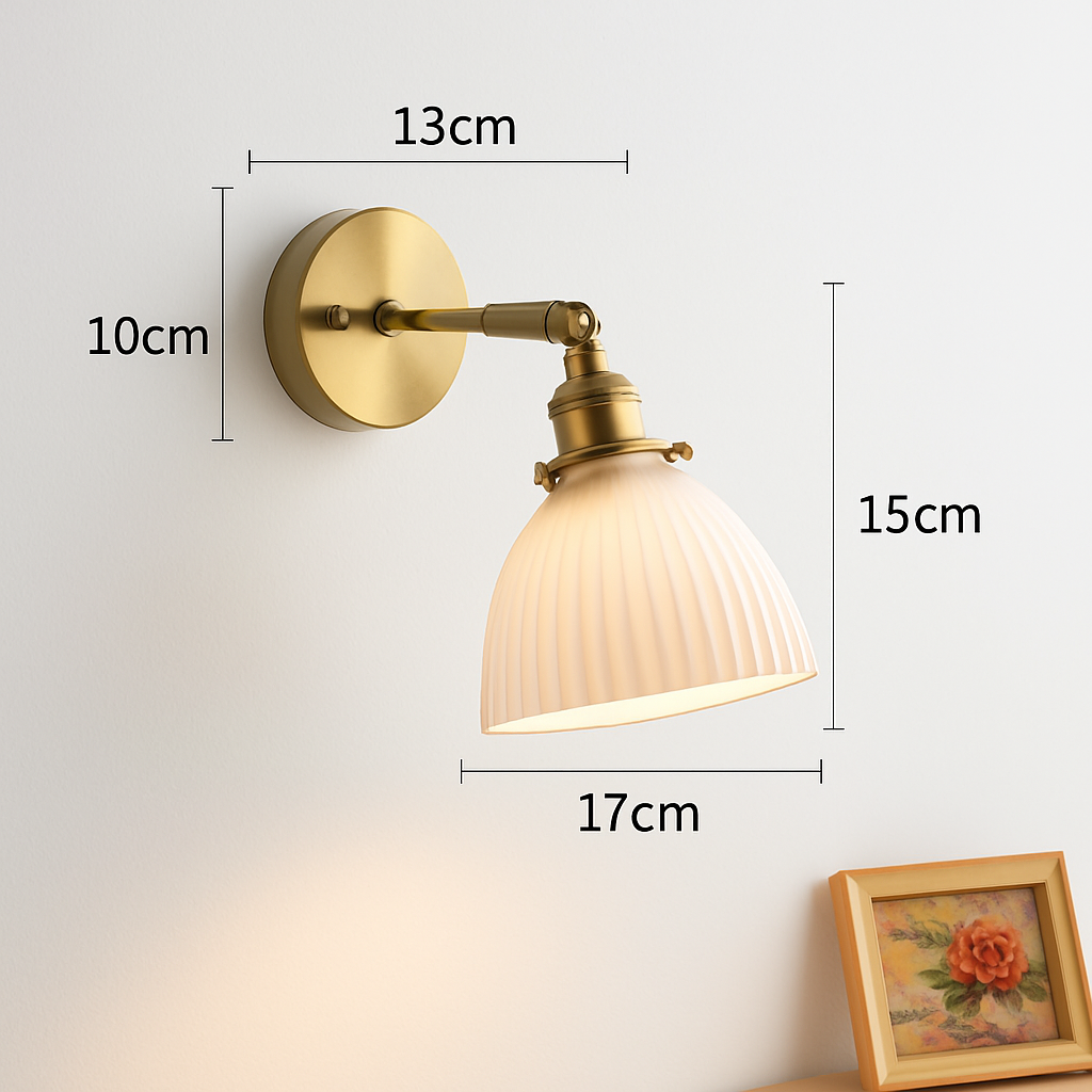 applique led nordique beisde iwhd blanc céramique