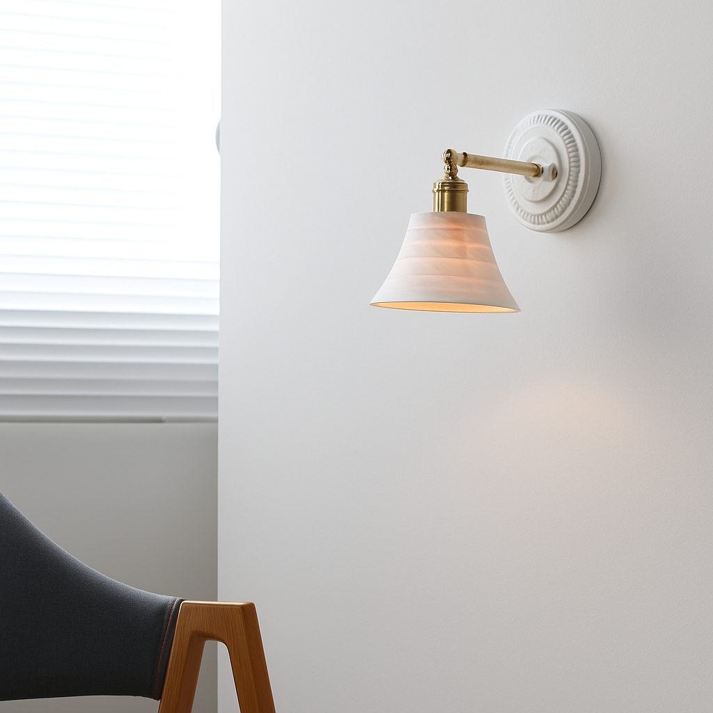 applique led nordique beisde iwhd blanc céramique