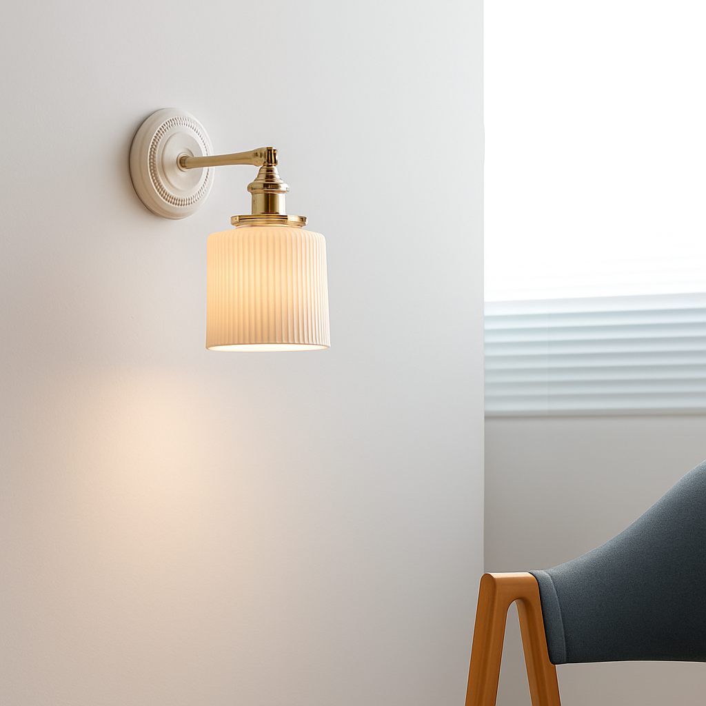 applique led nordique beisde iwhd blanc céramique
