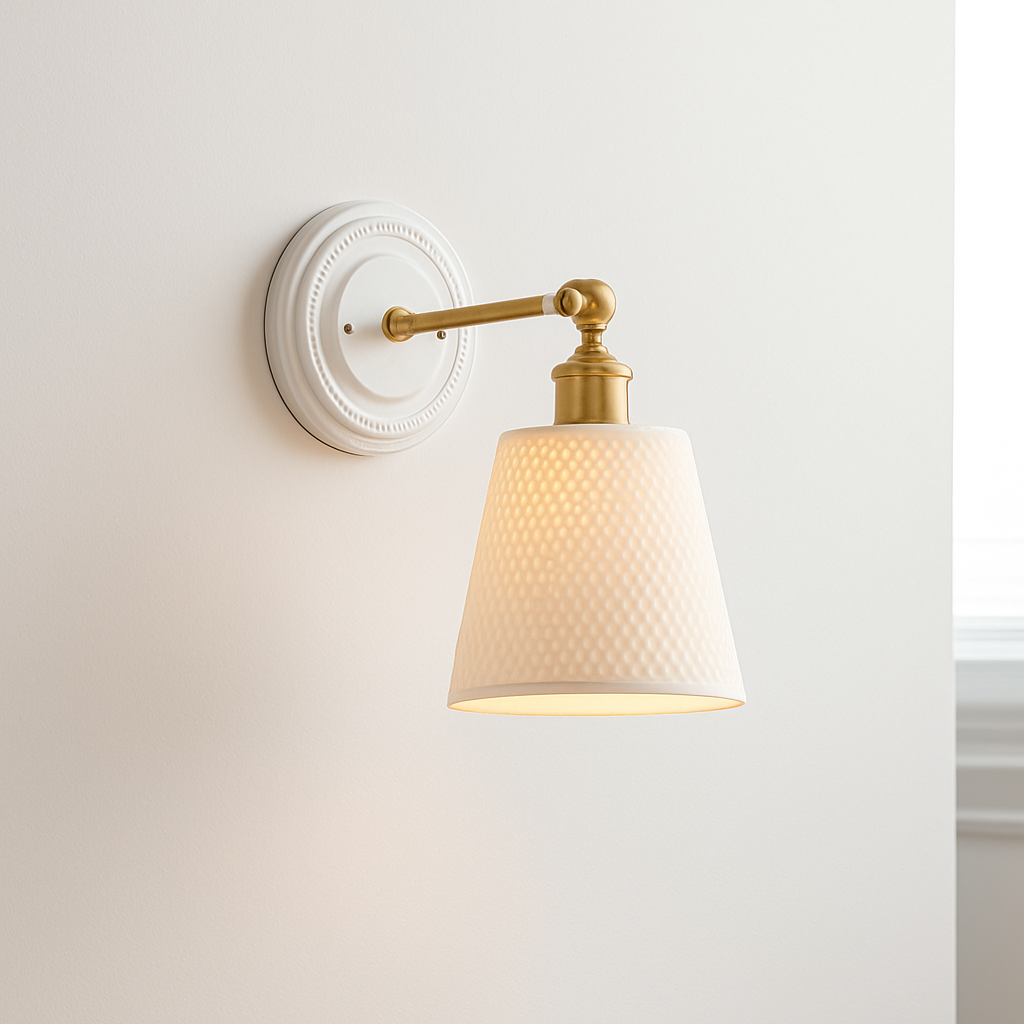 applique led nordique beisde iwhd blanc céramique