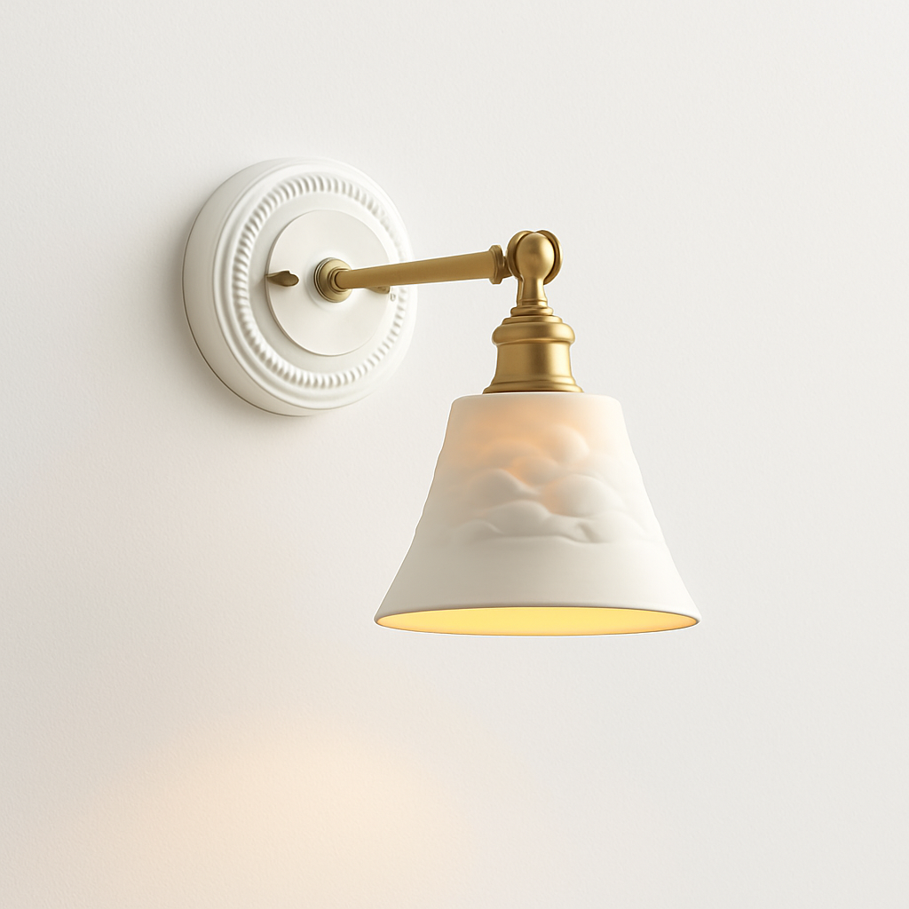 applique led nordique beisde iwhd blanc céramique