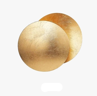 Applique LED ronde or cuivre moon eclipse