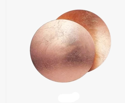 Applique LED ronde or cuivre moon eclipse