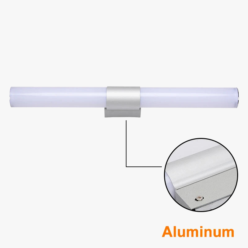 applique led étanche en aluminium tube acrylique décoration murale