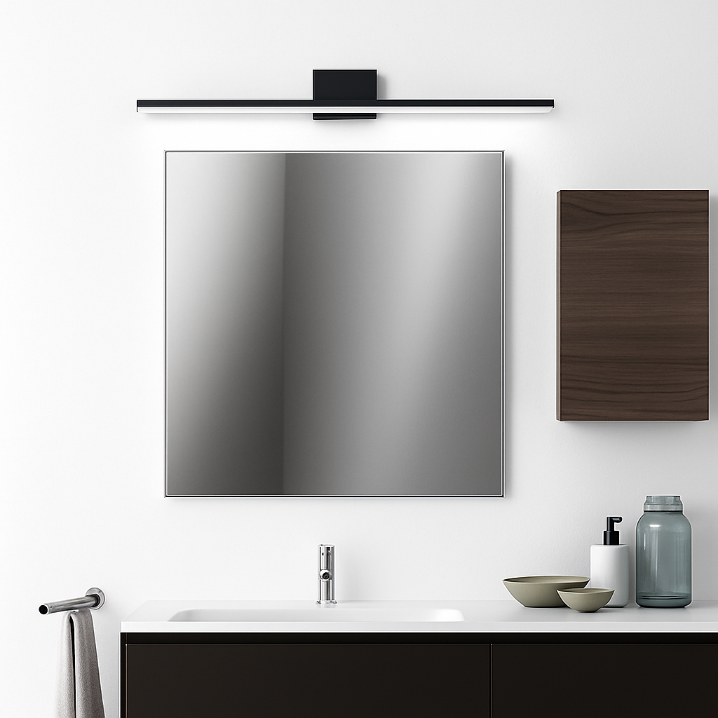 Applique miroir salle de bain à LED rectangulaire Cabinet