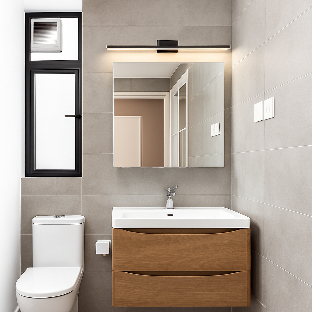 Applique miroir salle de bain à LED rectangulaire Cabinet