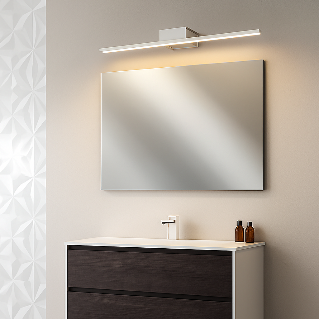 Applique miroir salle de bain à LED rectangulaire Cabinet