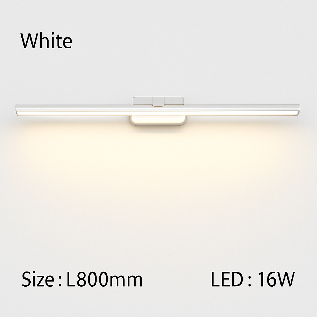 Applique miroir salle de bain à LED rectangulaire Cabinet