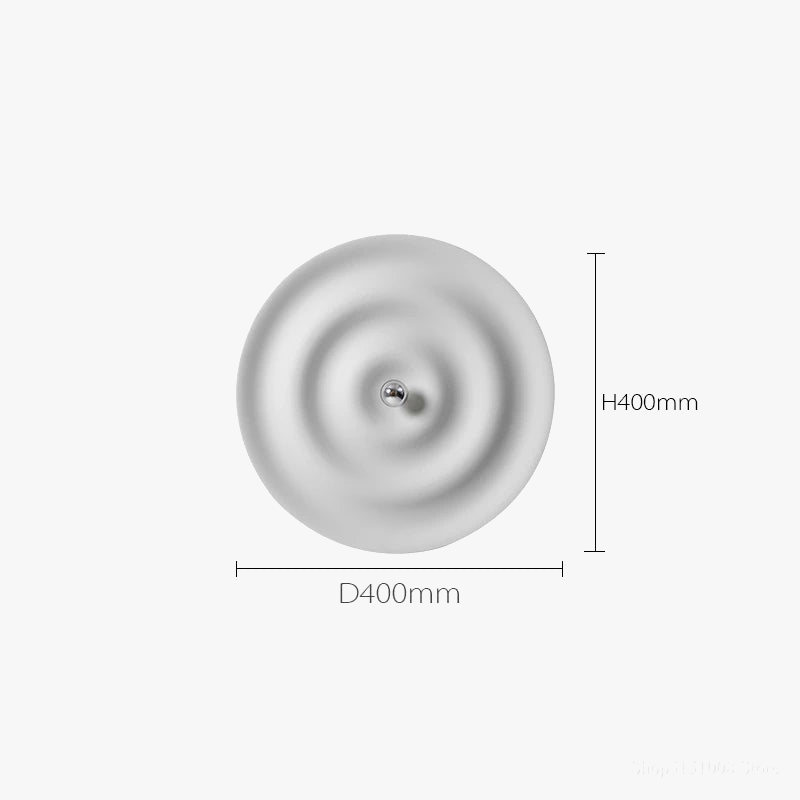 applique moderne simple led décoration intérieure vague ronde