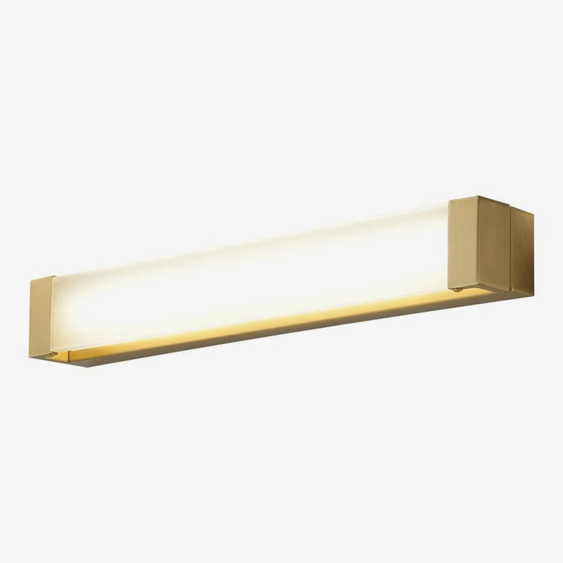 Applique murale à LED en métal doré pour miroir Luxury