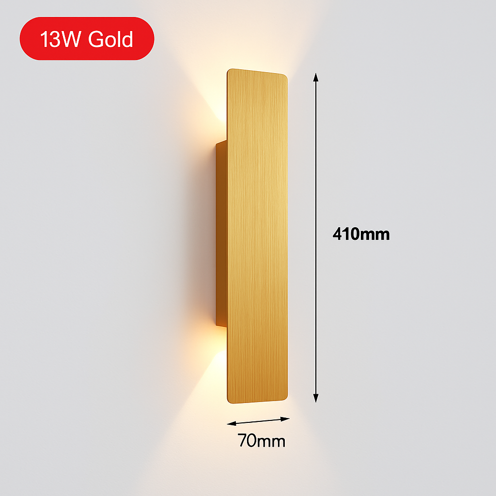 Applique murale aluminium maison couloir