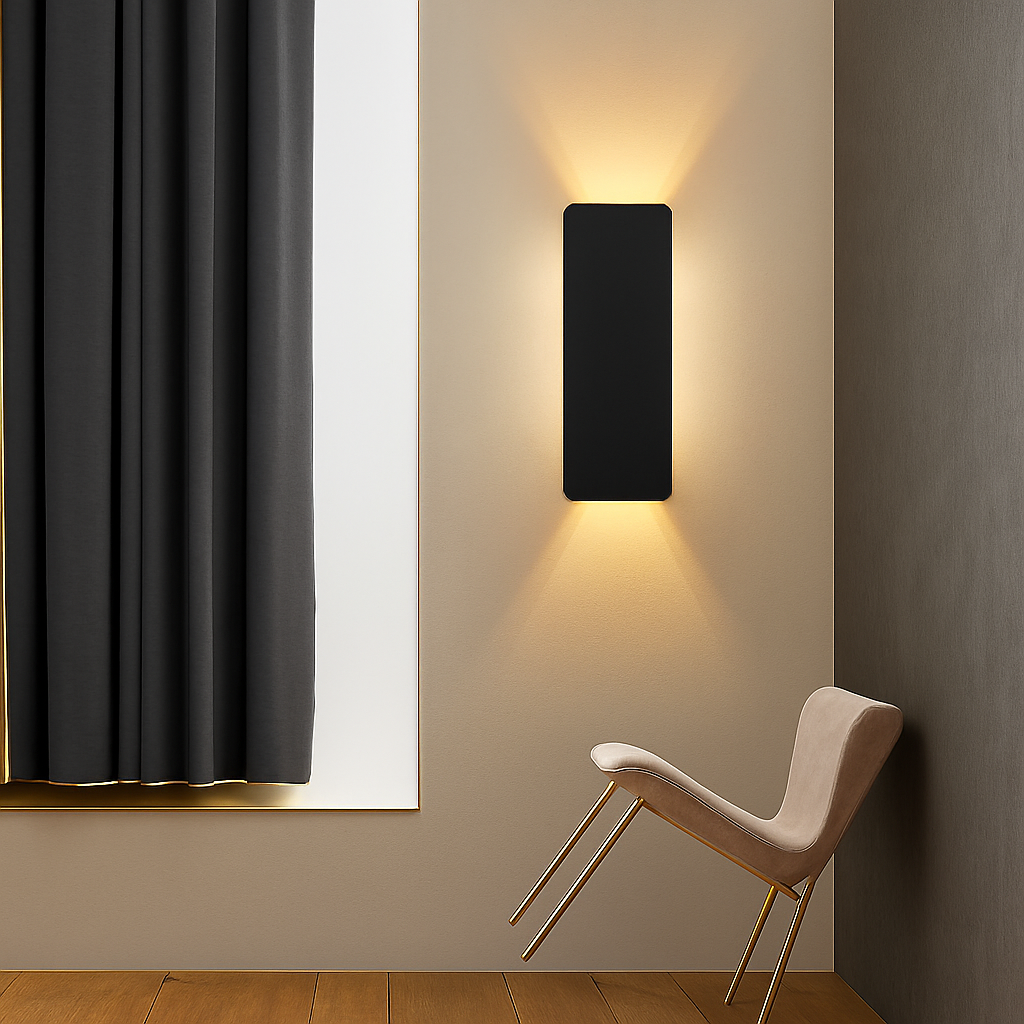 Applique murale aluminium maison couloir
