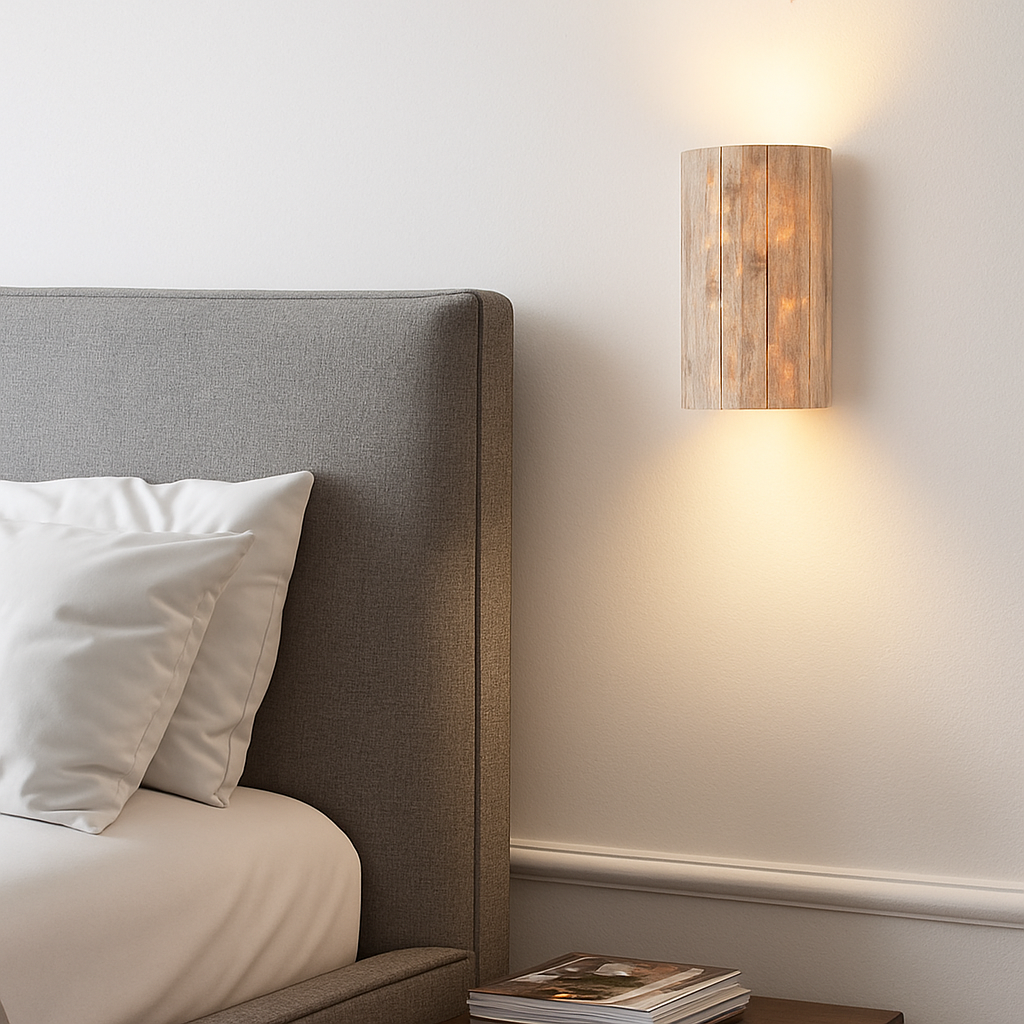 applique murale artistique en pierre naturelle pour luminaires d'ambiance