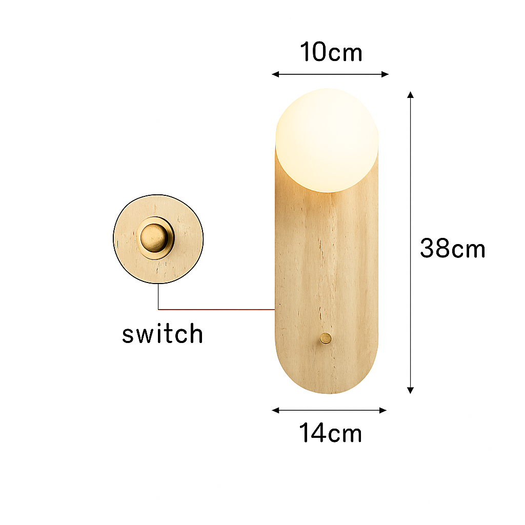 applique murale artistique en pierre naturelle pour luminaires d'ambiance