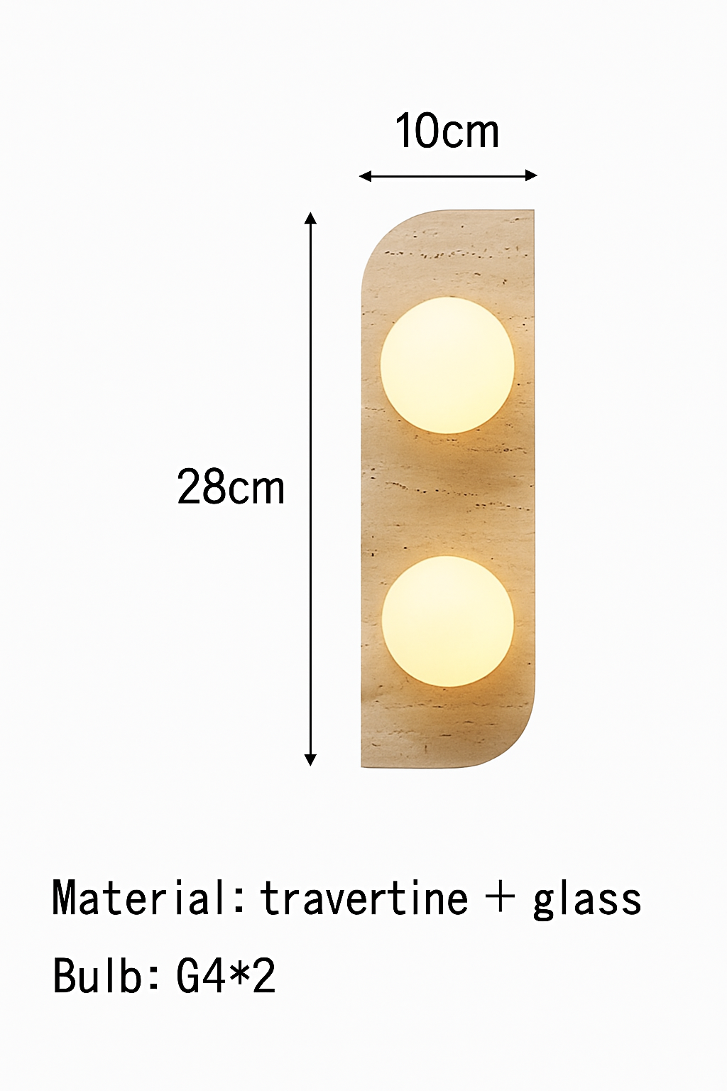 applique murale artistique en pierre naturelle pour luminaires d'ambiance