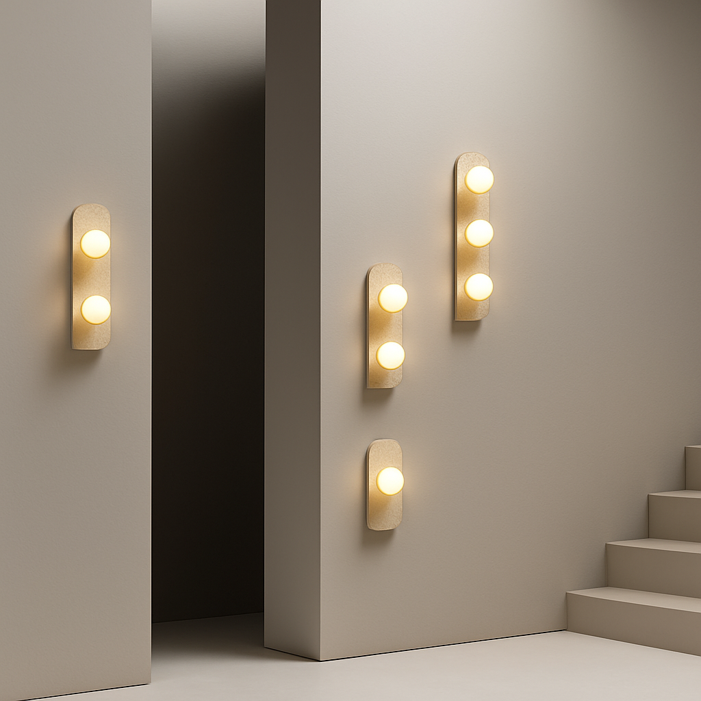 applique murale artistique en pierre naturelle pour luminaires d'ambiance