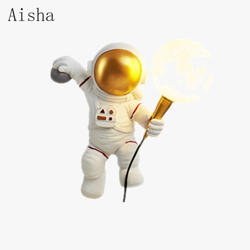 applique murale astronaute décoration chambre enfant créative