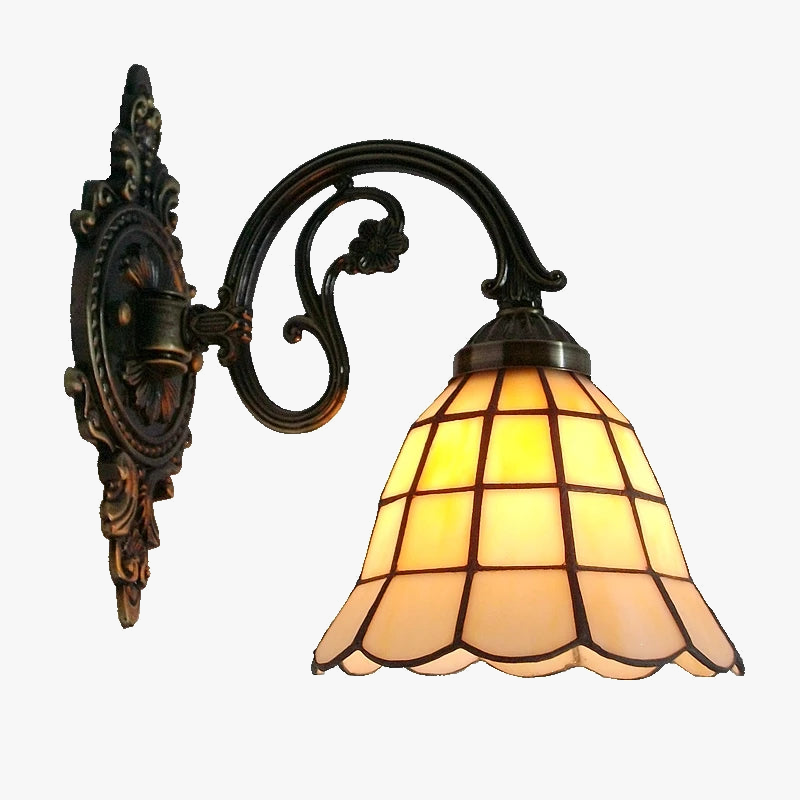 applique murale baroque américaine style tiffany pour éclairage décoratif