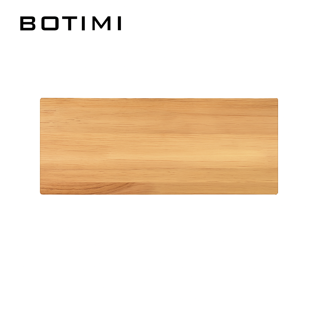 Applique murale carrée en bois naturel