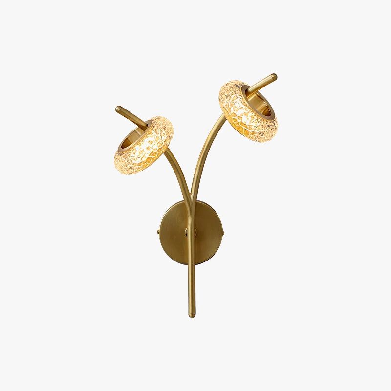 applique murale créative en cuivre pour intérieur élégant