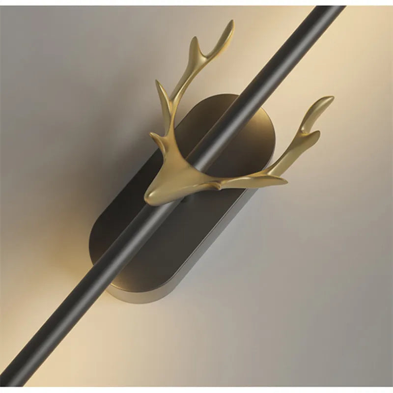 applique murale créative en forme de cerf décorative pour intérieur