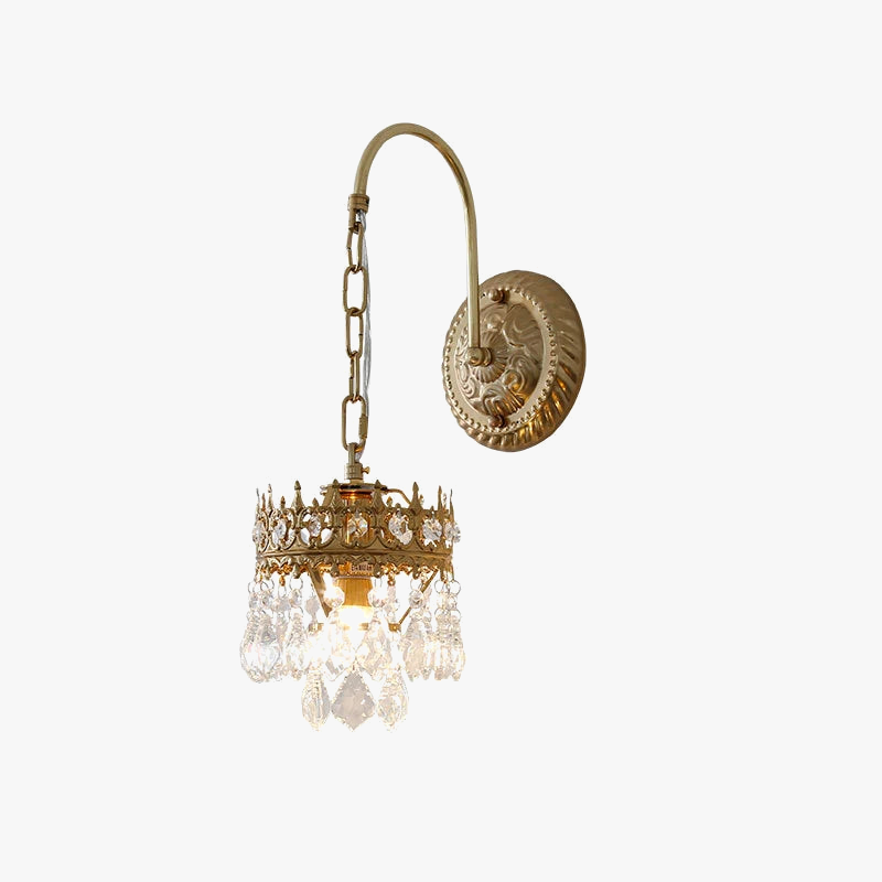 applique murale cristal luxe pour décoration intérieure et extérieure