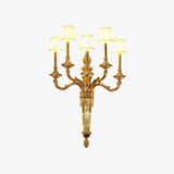 Applique murale cuivre style rococo